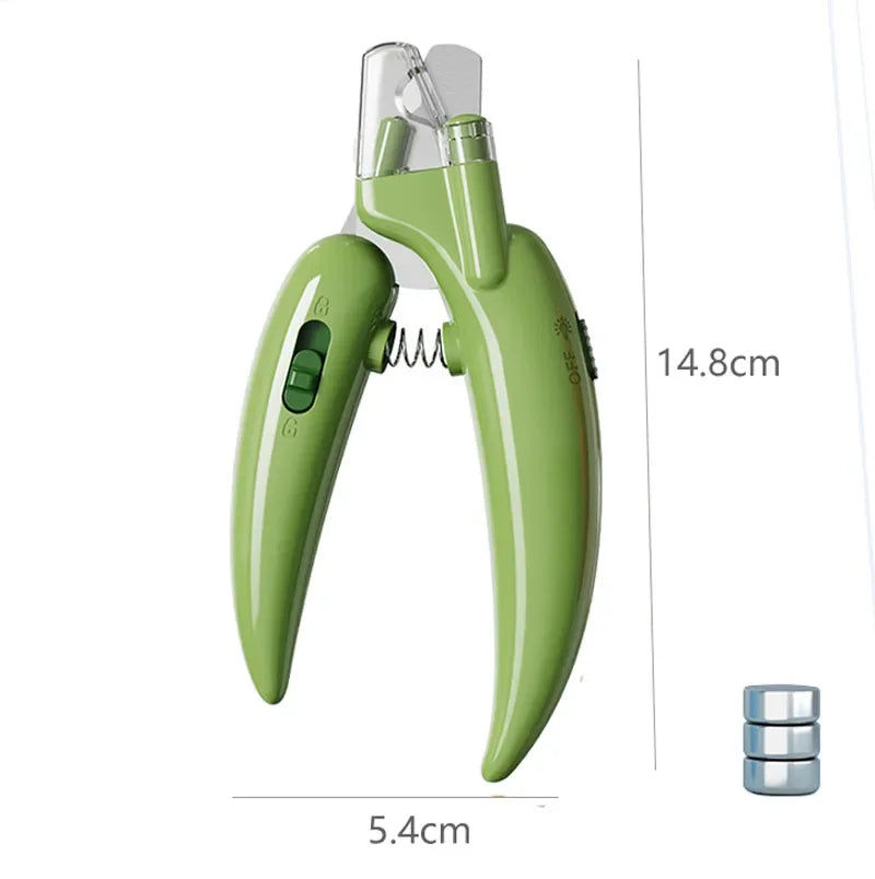 LED Pet Nail Clippers – Grooming Trimmer for Dogs, Cats & Small Animals