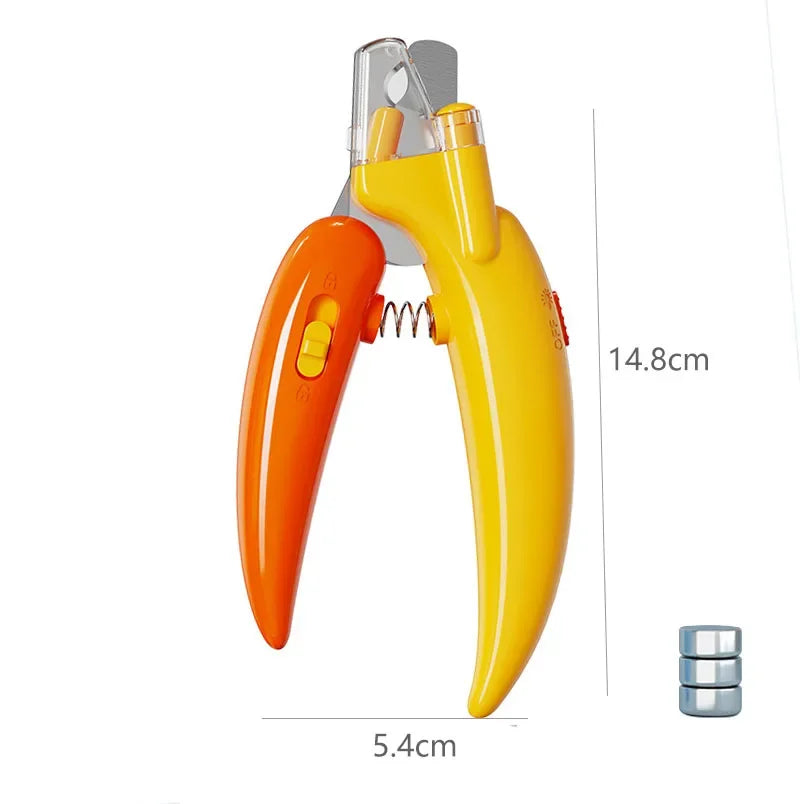 LED Pet Nail Clippers – Grooming Trimmer for Dogs, Cats & Small Animals