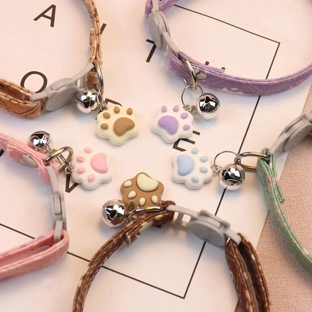 Adjustable Breakaway Pet Collar with Bell