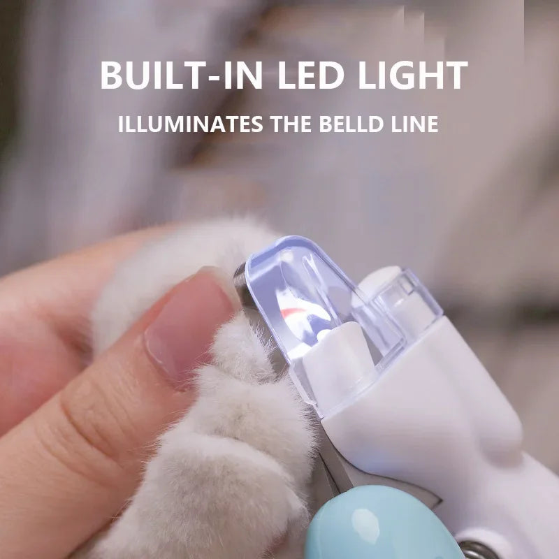 LED Pet Nail Clippers – Grooming Trimmer for Dogs, Cats & Small Animals