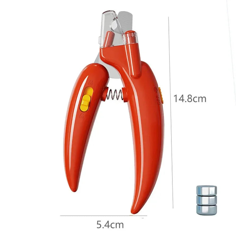 LED Pet Nail Clippers – Grooming Trimmer for Dogs, Cats & Small Animals