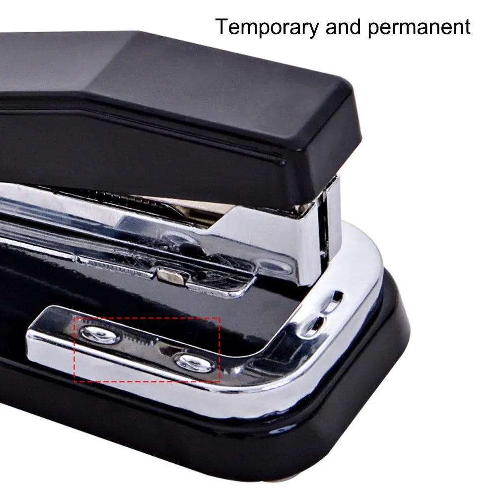 360° Rotating Stapler with Sharp Chisel Staples for Office, School, and Home