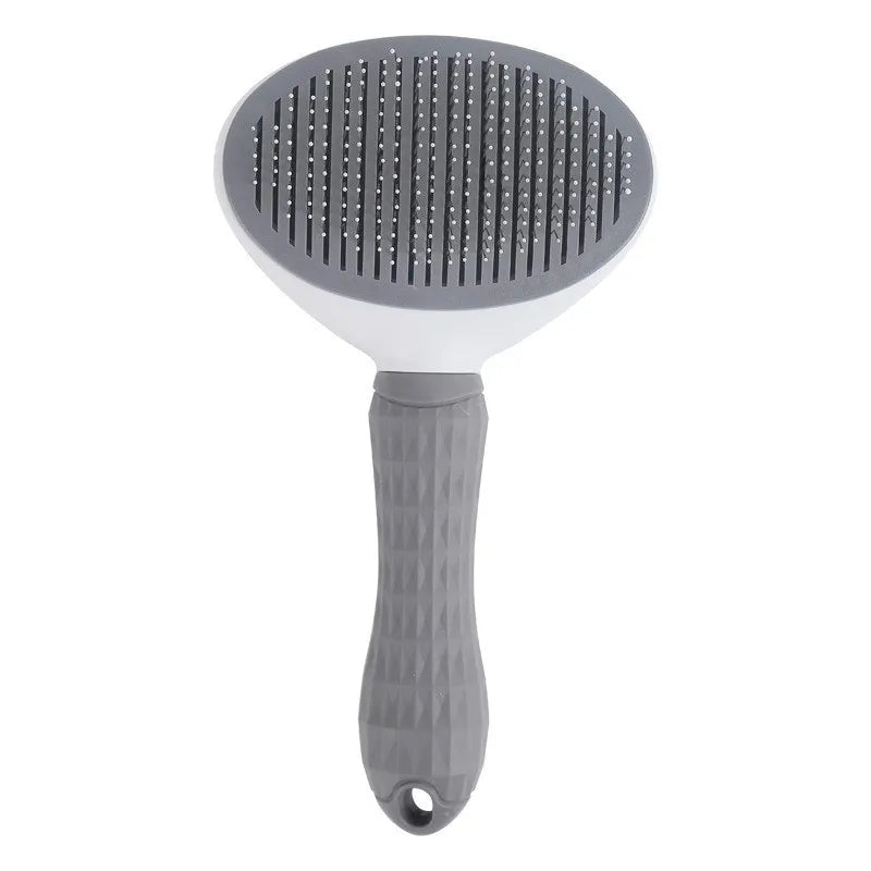 Self-Cleaning Pet Hair Remover & Grooming Comb for Dogs & Cats – Dematting Tool for Pets