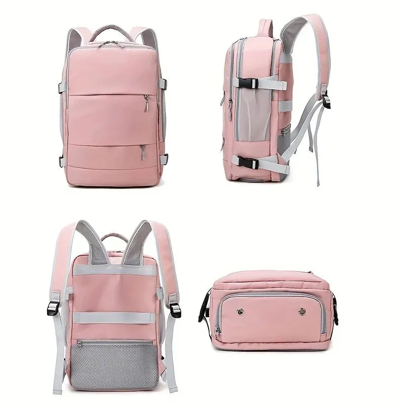 Large Capacity Multifunction Travel Backpack with Shoe Compartment – Waterproof, Multi-Layer Dry & Wet Separation Design