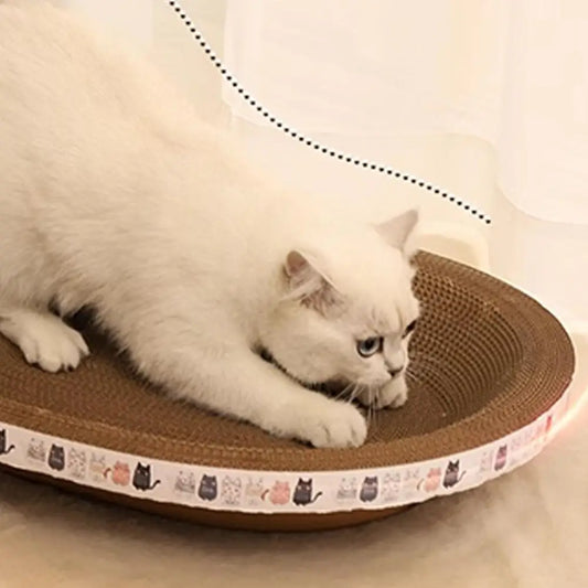 Round Cardboard Cat Scratcher & Nest