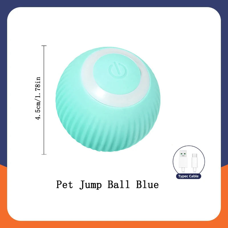 Smart Interactive Dog Toy Ball – USB Rechargeable Electronic Moving & Bouncing Ball for Puppies & Cats, Perfect Birthday Gift