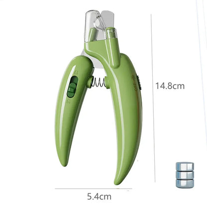 LED Pet Nail Clippers – Grooming Trimmer for Dogs, Cats & Small Animals