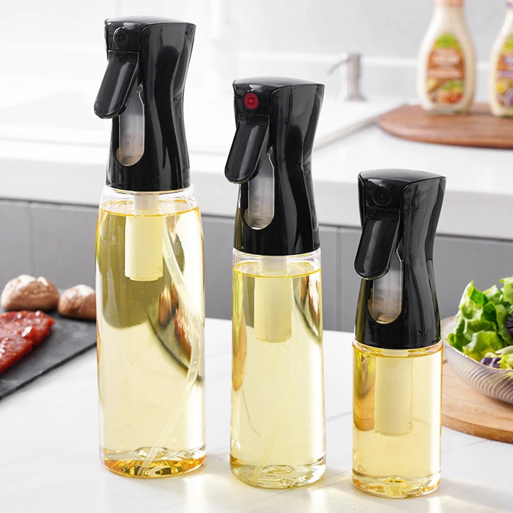 Oil Spray Bottles (200ml, 300ml) for Cooking, BBQ, Baking, Vinegar, Soy Sauce, and More Sprayer Containers