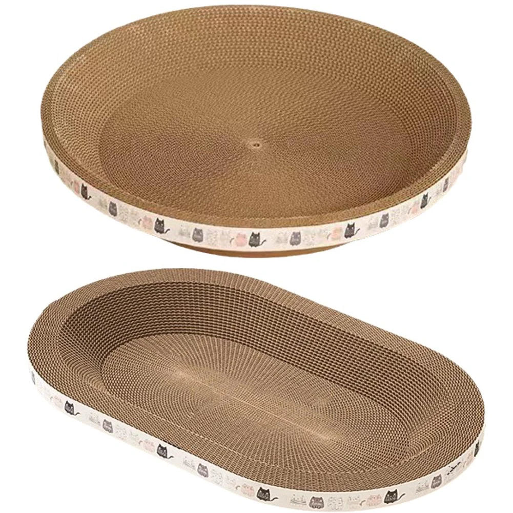 Round Cardboard Cat Scratcher & Nest