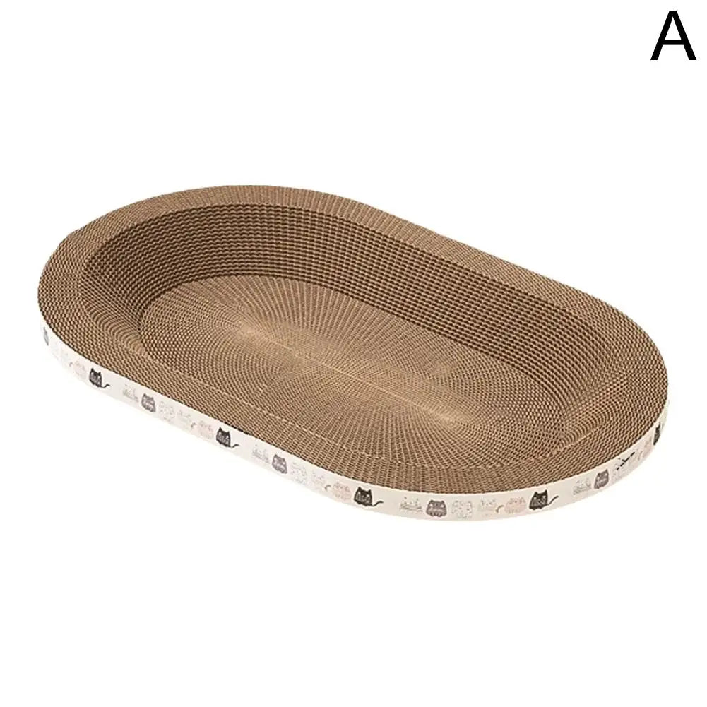 Round Cardboard Cat Scratcher & Nest