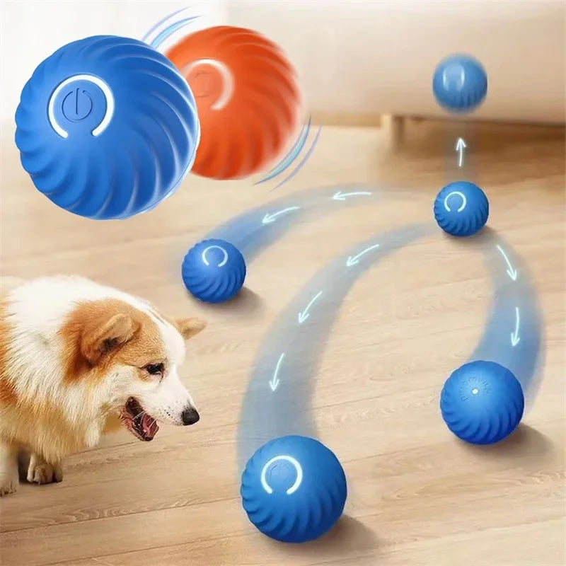 Smart Interactive Dog Toy Ball – USB Rechargeable Electronic Moving & Bouncing Ball for Puppies & Cats, Perfect Birthday Gift