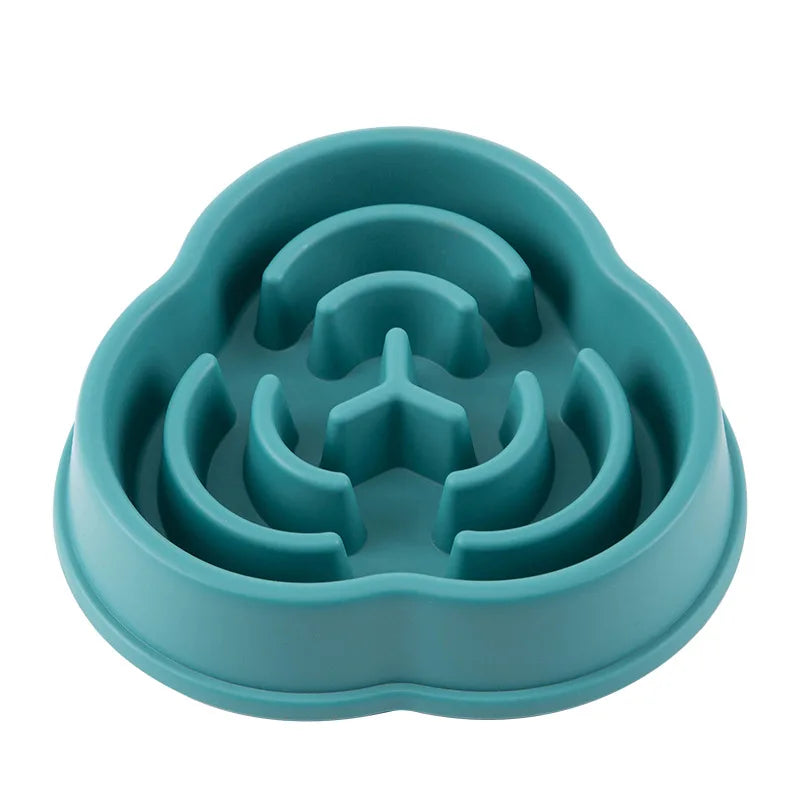 Non-Slip Slow Feeder Bowl for Cats & Dogs – Anti-Choking Design, Thickened Build, Multiple Colors & Shapes for Healthy Eating