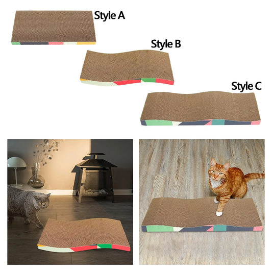 Cat Scratcher – Cardboard Scratch Pad for Indoor Cats