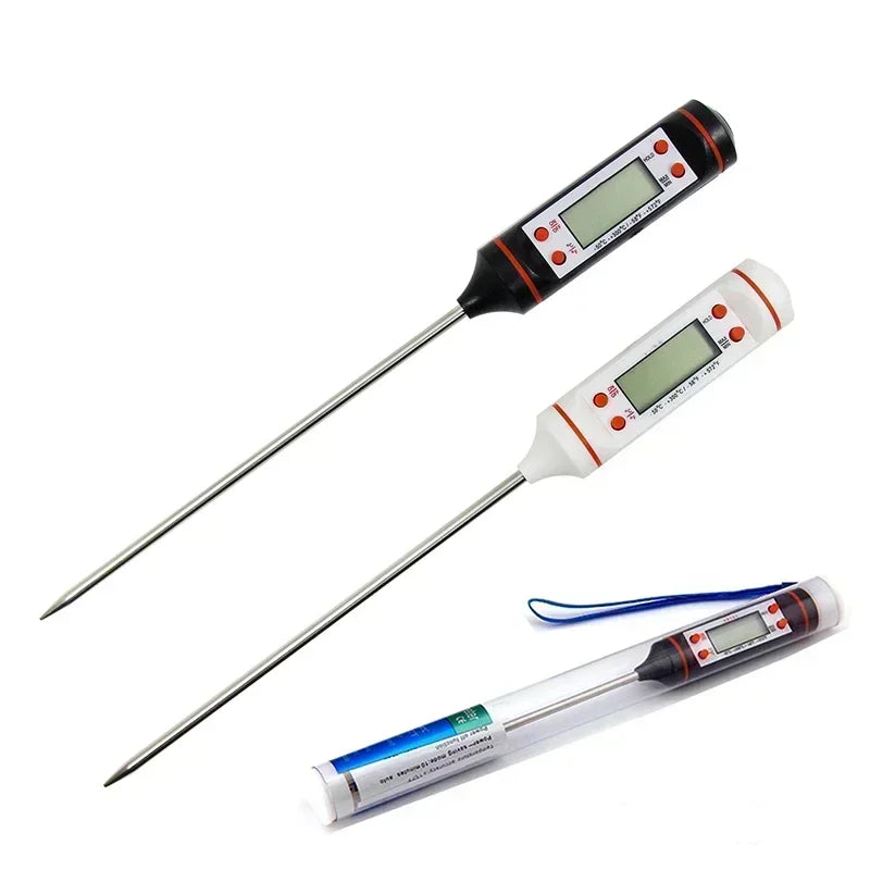 Professional Digital Kitchen Thermometer Barbecue Water Oil Cooking Meat Food Thermometers