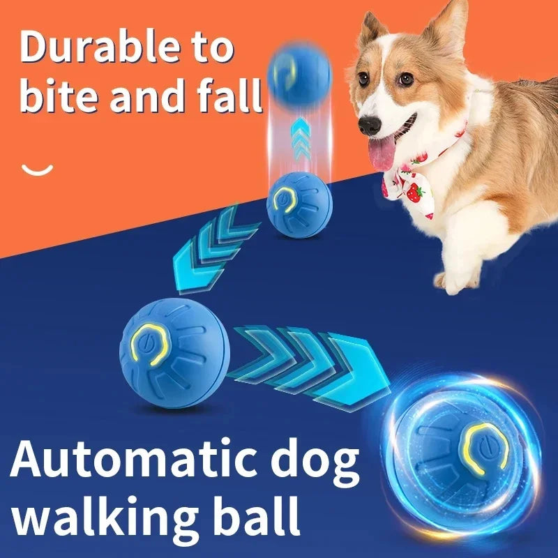 Smart Interactive Dog Toy Ball – USB Rechargeable Electronic Moving & Bouncing Ball for Puppies & Cats, Perfect Birthday Gift