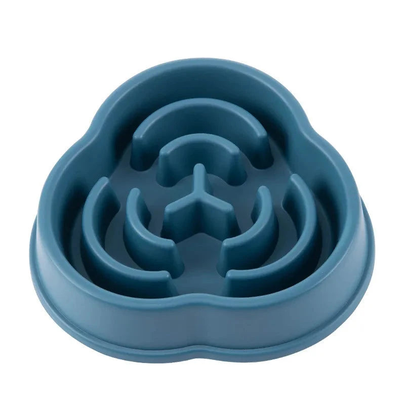 Non-Slip Slow Feeder Bowl for Cats & Dogs – Anti-Choking Design, Thickened Build, Multiple Colors & Shapes for Healthy Eating