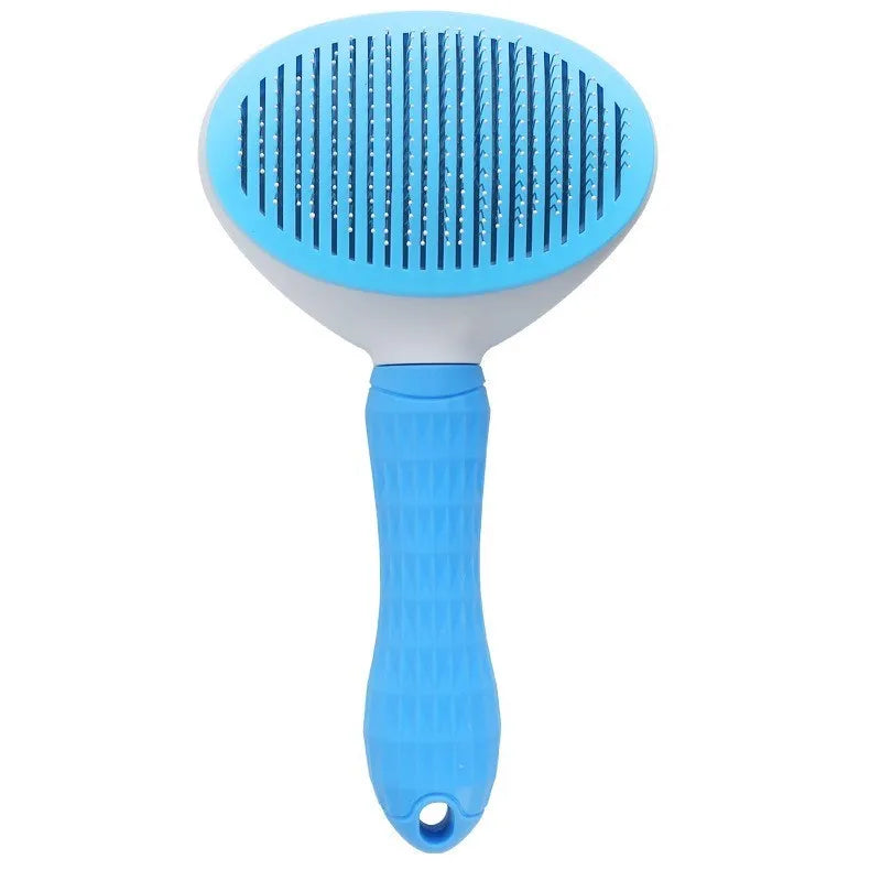 Self-Cleaning Pet Hair Remover & Grooming Comb for Dogs & Cats – Dematting Tool for Pets